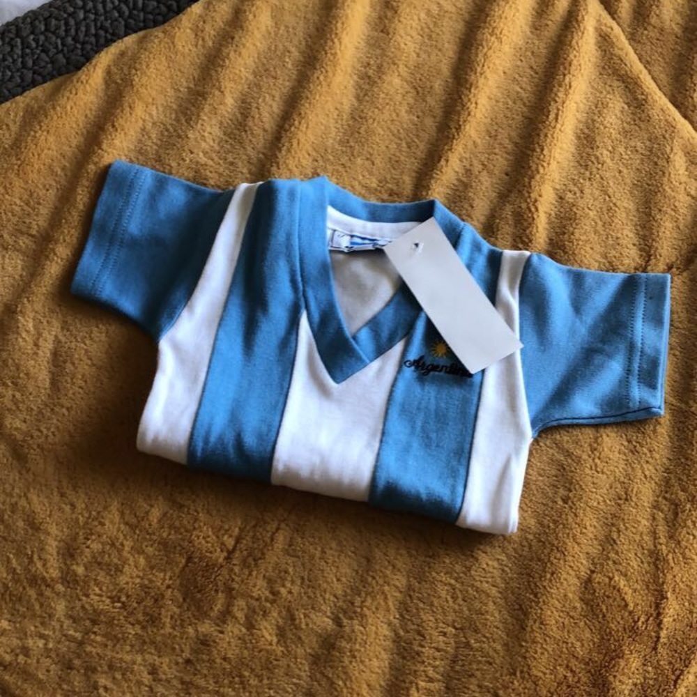 Argentina baby football jersey